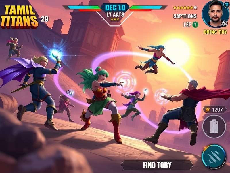 Tamil Titans Gameplay Battle Scene